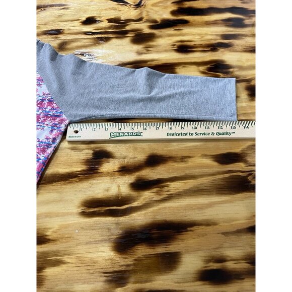 LuLaRoe Floral Pattern Size XS polyester/spandex Preppy Casual Comfy - Picture 7 of 9